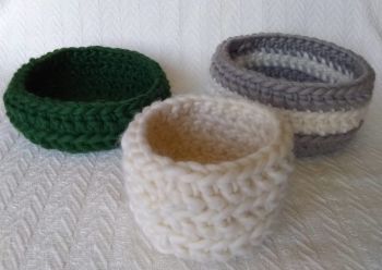 Quick Crochet Baskets