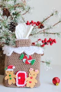 Gingerbread House Tissue Box Cover
