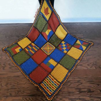 Ansh Tunisian Sampler Blanket