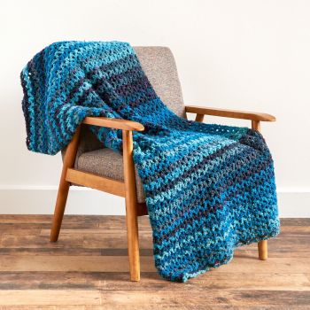 Wide V-stitch Blanket
