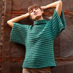 Half Double Crochet Rib Pullover