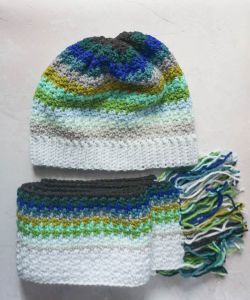 Ocean Fade Slouchy Hat