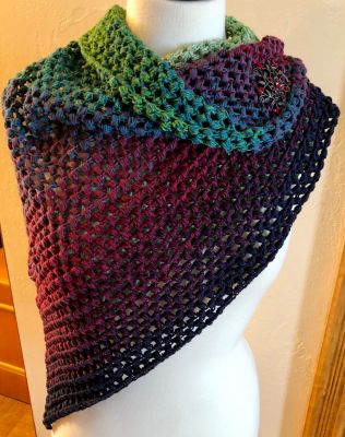 Serendipity Asymmetrical Shawl