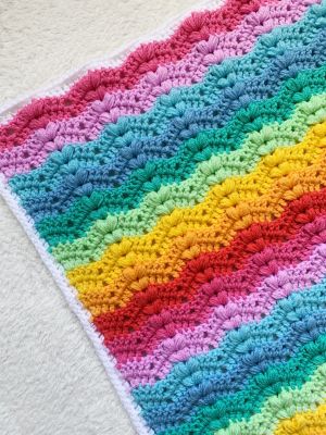 Bobble Ripple Baby Blanket