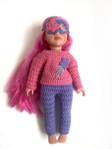 Shooting star doll's pyjamas