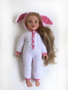 Bunny dolls onesie