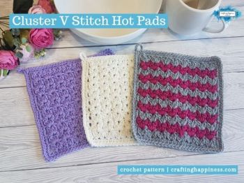 Cluster V Stitch Hot Pad