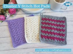 Cluster V Stitch Hot Pad