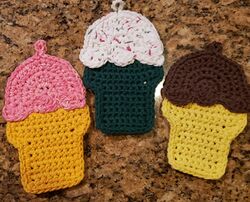 Ice Cream Cone Potholder