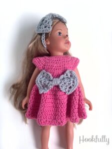 Bowtiful doll dress