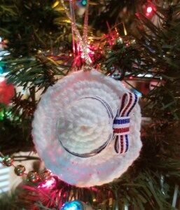 Suffragette Hat Ornament