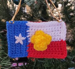 Texas Flag Ornament