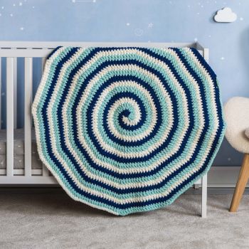 Galaxy Swirl Baby Blanket