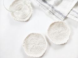 Crochet Spiral Coasters