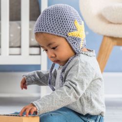 Star Baby Earflap Hat