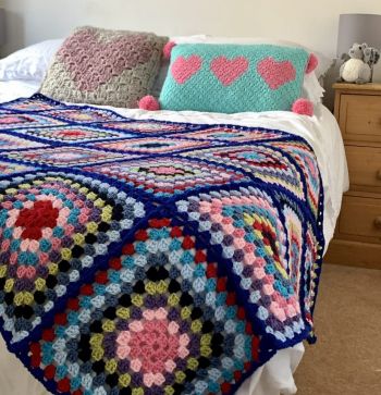 The No Brainer granny Square Blanket