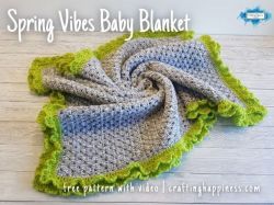 Spring Vibes Baby Blanket