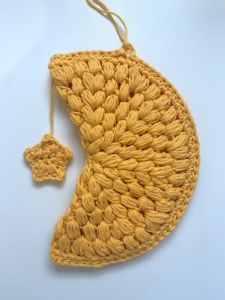 Puffy Moon Wall Hanging
