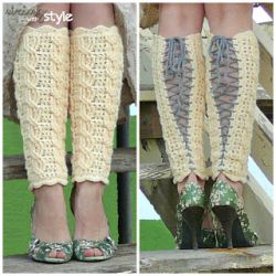 Cables of Love Legwarmers 