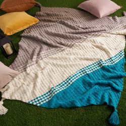Diagonal Fade Blanket
