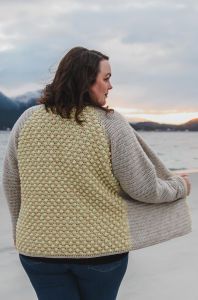 Bobble Stitch Raglan Cardigan