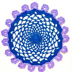 Enchanting Crochet Flower Doily