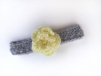 Lemon Rose Headband
