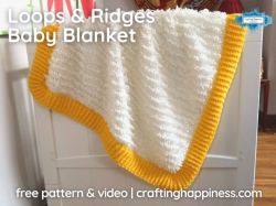 Loops & Ridges Baby Blanket