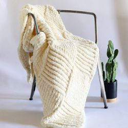 Giant Basketweave Throw