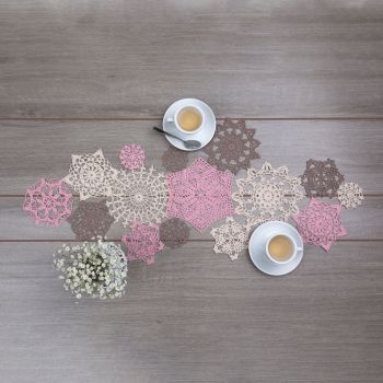 Lovely Lace Doily Runner