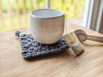 Modern Chunky Crochet Coasters