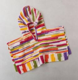Crochet Hooded Poncho