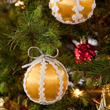 Lacy Christmas Ornaments
