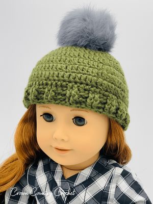 Fall Beanie for 18" Dolls