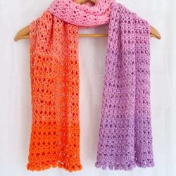 Summer Sunset Shawl – Easy Crochet Wrap