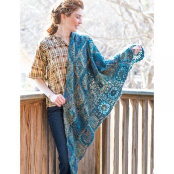 Gentian Shawl