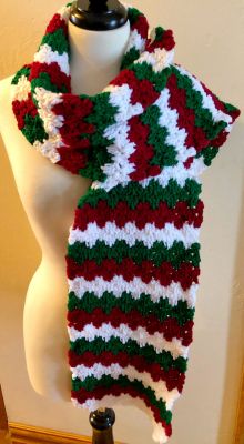 Joyful Holiday Scarf