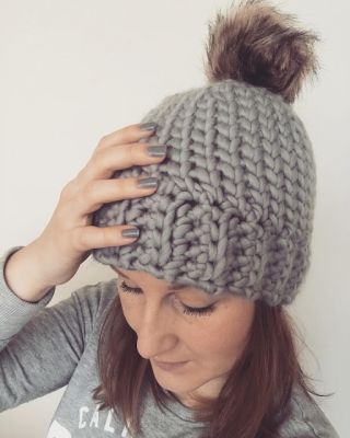 A Shade Of Grey Crochet Hat