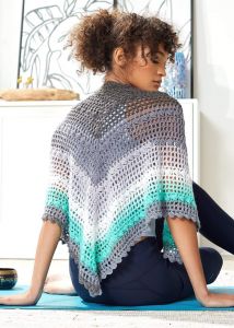 Mesh and Blocks Shawl