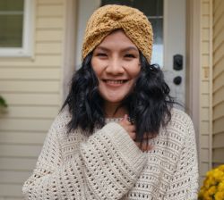 Crochet Twisted Headband