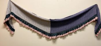 Journey Through the Stones Crochet Shawl