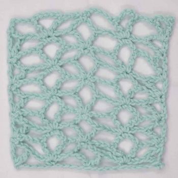 Lace Star Flower Crochet Stitch