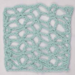 Lace Star Flower Crochet Stitch