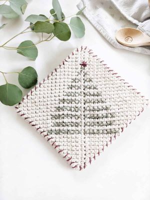 Crochet Christmas Tree Potholder