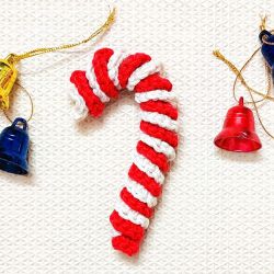 How To Crochet a Easy Candy Cane