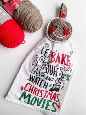 Gingerbread Towel Topper