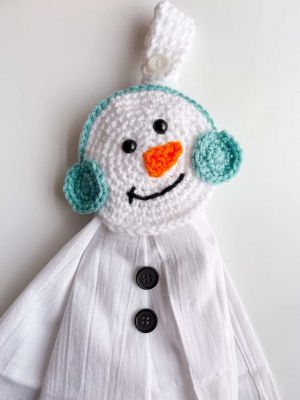Snowman Towel Topper