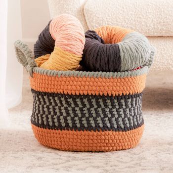 Split SC Colorwork Basket