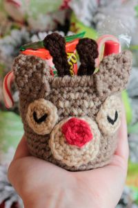 Reindeer Treat Cup Basket