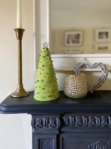 Beaded Amigurumi Crochet Christmas Tree